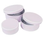 Papír doboz kerek orchidea D20-18-15cm 3db-os