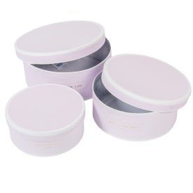 Papír doboz kerek orchidea D20-18-15cm 3db-os