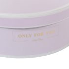 Papír doboz kerek orchidea D20-18-15cm 3db-os