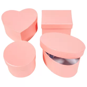 Papír doboz metál puncs 9-12cm 4db-os 