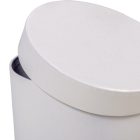 Papír doboz kerek gyöngyház fehér D17-15-12,5cm 3db-os