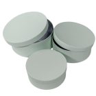 Papír doboz kerek mistyc grey D20-17,5-15cm 3db-os