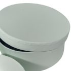 Papír doboz kerek mistyc grey D20-17,5-15cm 3db-os