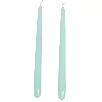 Lakkozott szálas gyertya 290x22mm menta 10db/csom (db ár)