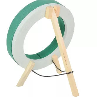 Tűzőhab karika vizes fa talppal 35cm