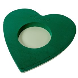 Tűzőhab urna tartó szív Victoria 47cm