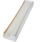 Metál szálas gyertya 400x22mm fehér 8db/csom (db ár)