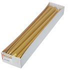 Metál szálas gyertya 400x22mm arany 8db/csom (db ár)