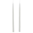 Metál ceruza gyertya fehér 230x10mm 8db/csom (db ár)