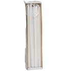 Metál ceruza gyertya fehér 230x10mm 8db/csom (db ár)