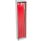 Matt ceruza gyertya piros 230x10mm 8db/csom (db ár)