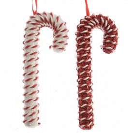 Cukorpálca akasztós glitteres 20cm