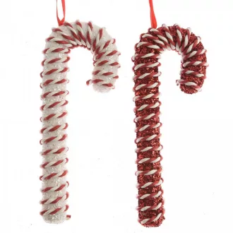 Cukorpálca akasztós glitteres 20cm