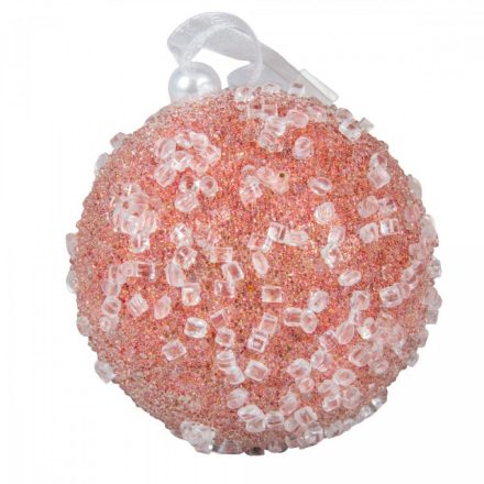 Cukormintás gömb cukorka rózsaszín 8cm