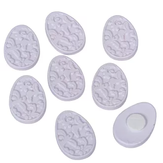 Tojás indás mintás öntapadós 3cm 8db-os