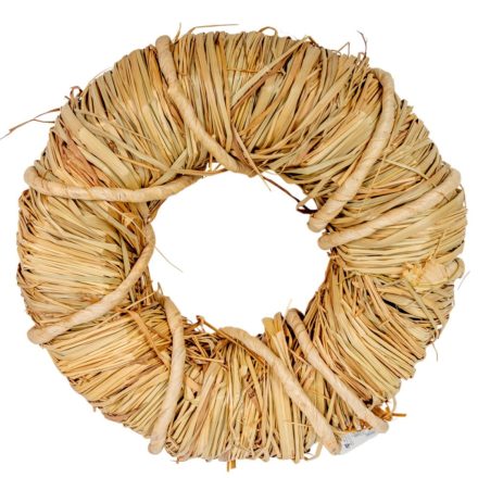 Háncs koszorú natúr D30x8cm