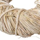 Háncs koszorú fehér D35x10cm