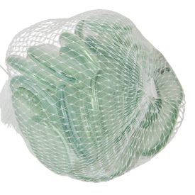 Dekor üveg kavics fehércsíkos 40mm 500g