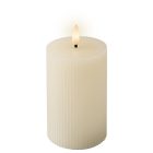Gyertya LED-es krém D7cm M13,5cm