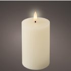 Gyertya LED-es krém D7cm M13,5cm