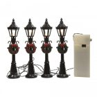 Kandelláber LED-es elemes M12cm 4db-os