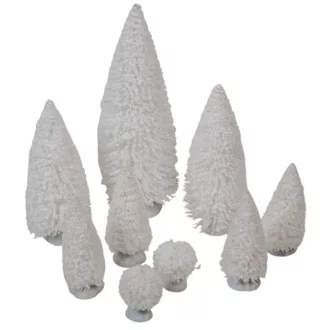 Mini fenyő fehér M4,5-22,5cm 9db-os