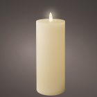 Gyertya LED-es krém D7cm M19cm