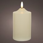 Gyertya LED-es krém D7,5cm M15cm