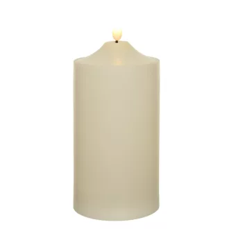 Gyertya LED-es krém D7,5cm M17cm