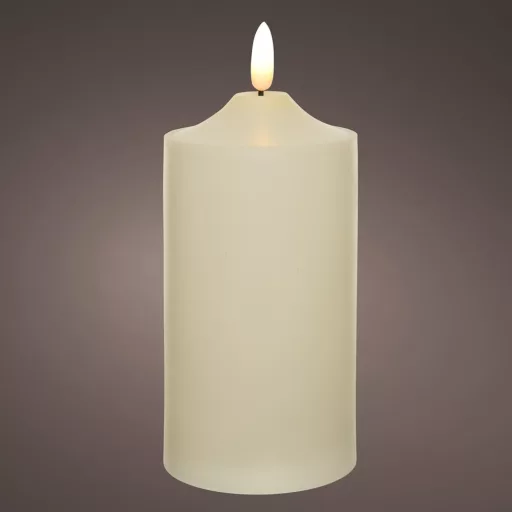 Gyertya LED-es krém D7,5cm M17cm