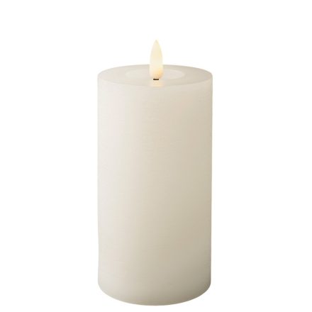Gyertya LED-es fehér D7cm M15cm