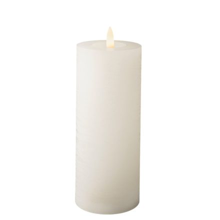 Gyertya LED-es fehér  D7cm M19cm