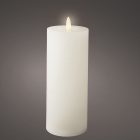 Gyertya LED-es fehér  D7cm M19cm