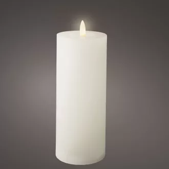 Gyertya LED-es fehér  D7cm M19cm