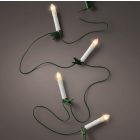 Gyertya fényfüzér 15 LED-es adapteres 5,6m