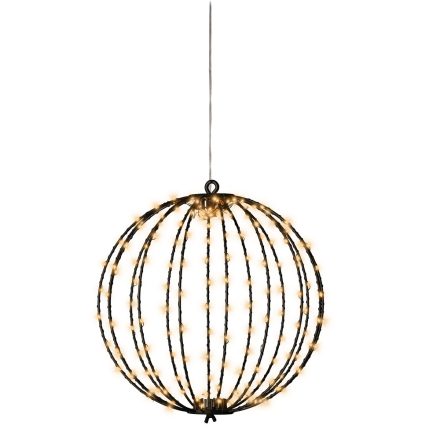 Stilizált gömb 192LED-es adapteres meleg D28cm