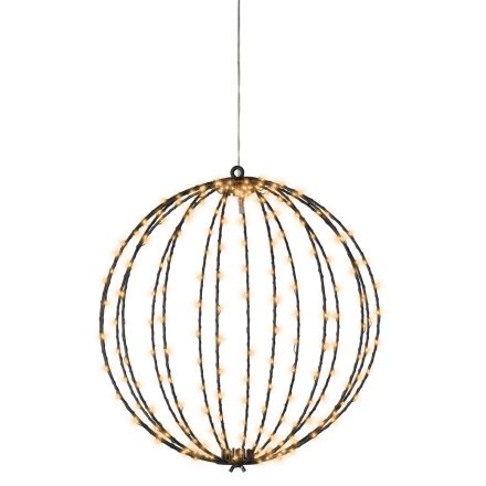 Stilizált gömb 240LED-es adapteres meleg D38cm