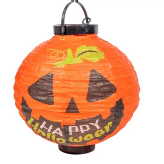 Halloween lámpás LED-es elemes (elem nélkül) 20cm
