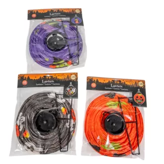 Halloween lámpás LED-es elemes (elem nélkül) 20cm