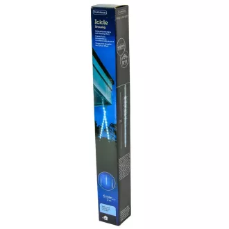 Jégcsap forma 30m 6db-os 144 LED-es adapteres hideg 2m