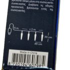 Jégcsap forma 30m 6db-os 144 LED-es adapteres hideg 2m