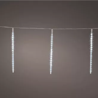 Jégcsap forma 50cm 6db-os 216 LED-es adapteres hideg 2m