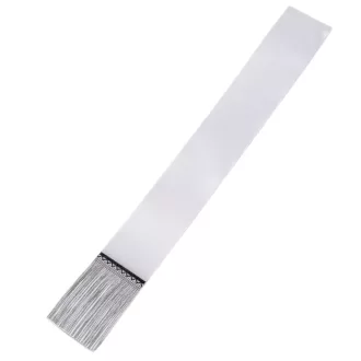 Kegyeleti szalag 4x125cm fehér-szürke 5db/csom (db ár)