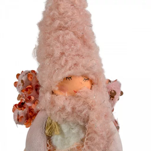 Angyal gyerek csipke szoknyás textil 21cm