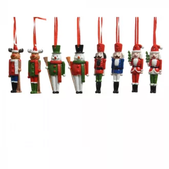 Karácsonyi figura akasztós poly. 5,5cm