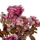 Rózsa, hortenzia csokor 9v. M50cm 12db/#