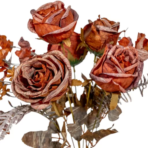 Rózsa csokor  5v. őszi mix 46cm 12db/#
