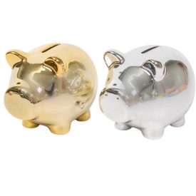 Malac persely fényes porcelán M9x11cm