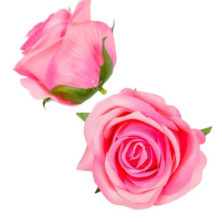 Rózsa virágfej ciklámen D7cm 12db/csom
