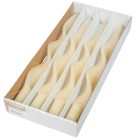 Lakkozottl hosszú szalag csavart gyertya ecru 310x22mm 4db/csom (db ár)